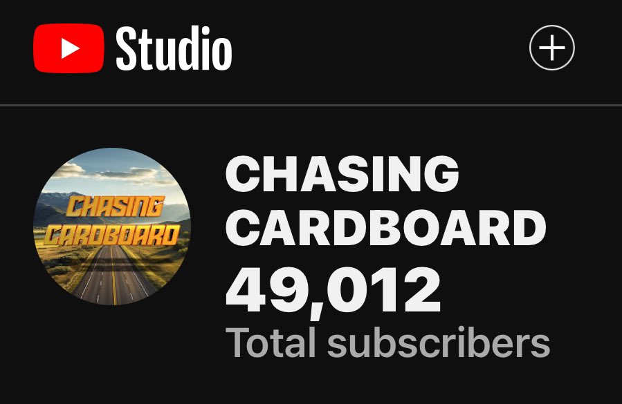 ChasingCardsTV's tweet photo. We’re almost to 50,000 subs on @YouTube! Can you help us get more subscribers before new years?! #youtubesubscriber #keepchasing https://t.co/KjErBRBNsO