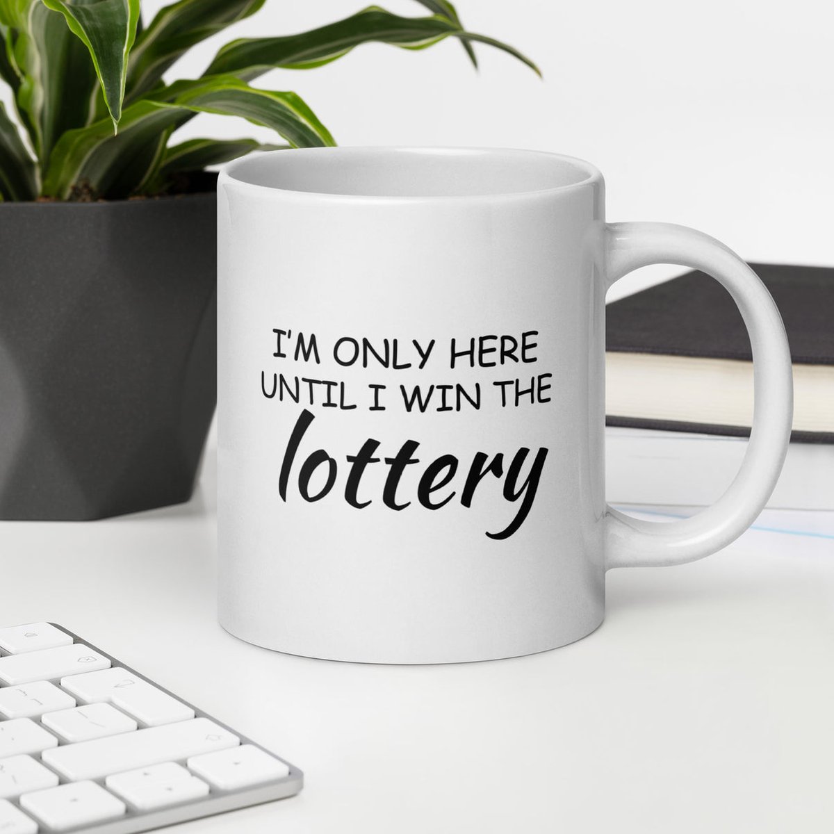Dream Big, Sip Bigger – Your Lottery-Winning Mug Awaits!

Still waiting on that big lottery win? ☕ 

The 'I’m Only Here Until I Win the Lottery' mug is perfect for dreamers who need caffeine while planning their next big move! 

healthempowersyou.net/collections/te…