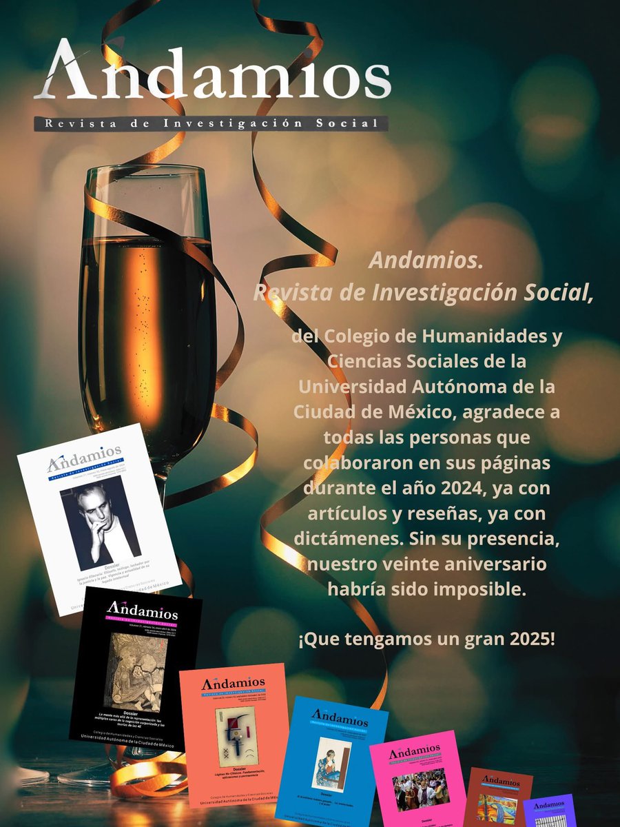 Andamios. Revista de Investigación Social (@uacm_andamios) on Twitter photo 