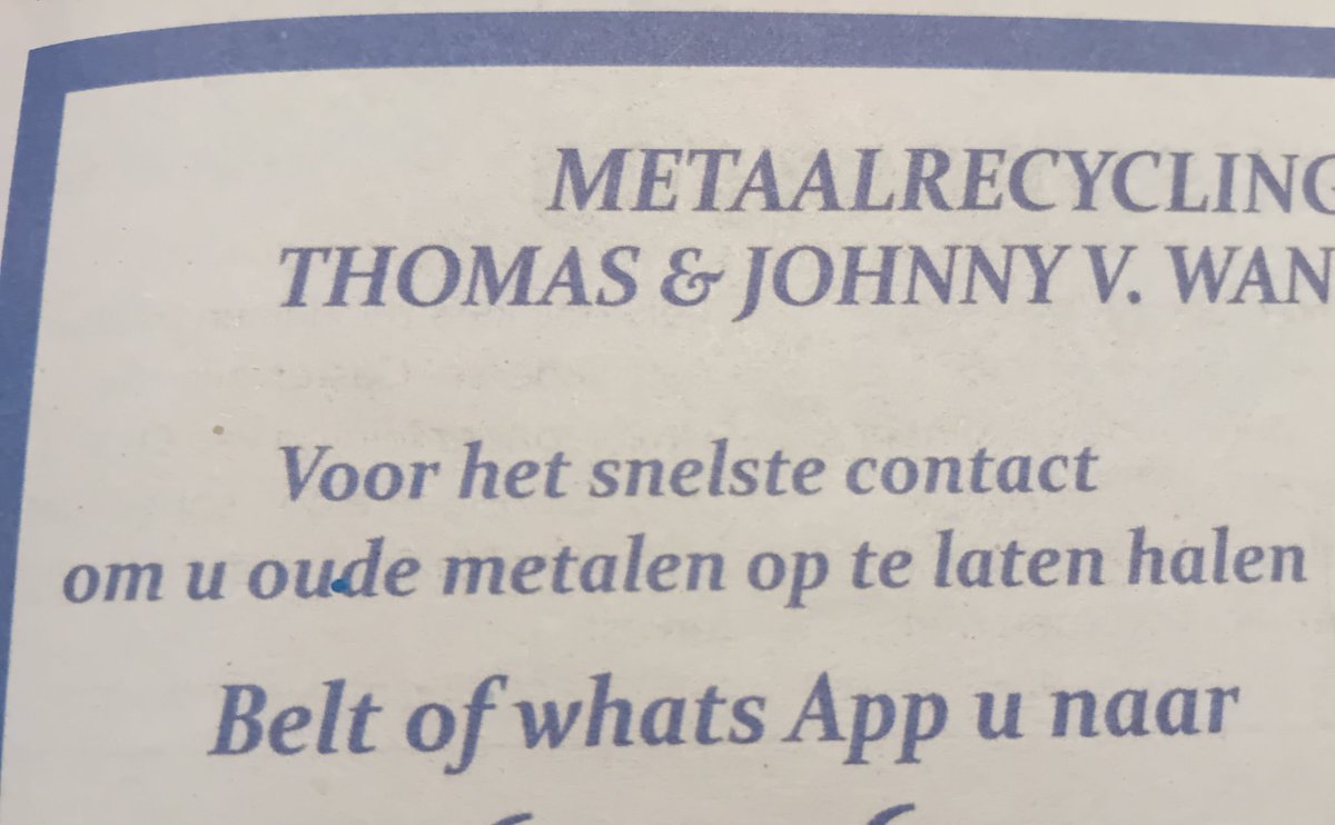 Thomas en Johnny hebben last van metaalmoeheid en laten het sjouwwerk graag aan een ander over.