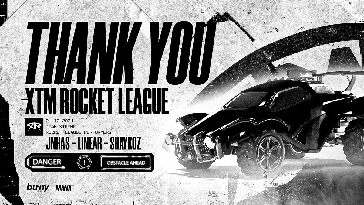 Aujourd’hui nous disons au revoir à notre roster Rocket League. 

Merci <a href="/Jnhasss/">Jnhas</a>, <a href="/LinearRL/">Linear</a> et <a href="/ShaykozRL/">Shaykoz</a> pour tout ce que vous avez fait pour l’équipe en 2 mois, l’équipe est très reconnaissante.

On se revoit bientôt ! 🫶