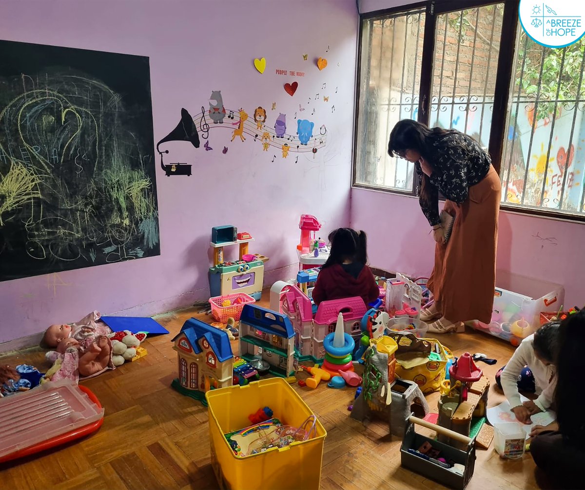 As part of the healing process, at ABreeze of Hope, we provide unstructured recreational spaces that enable the development of spontaneity and creativity in children. 💙

#ABreezeofHope