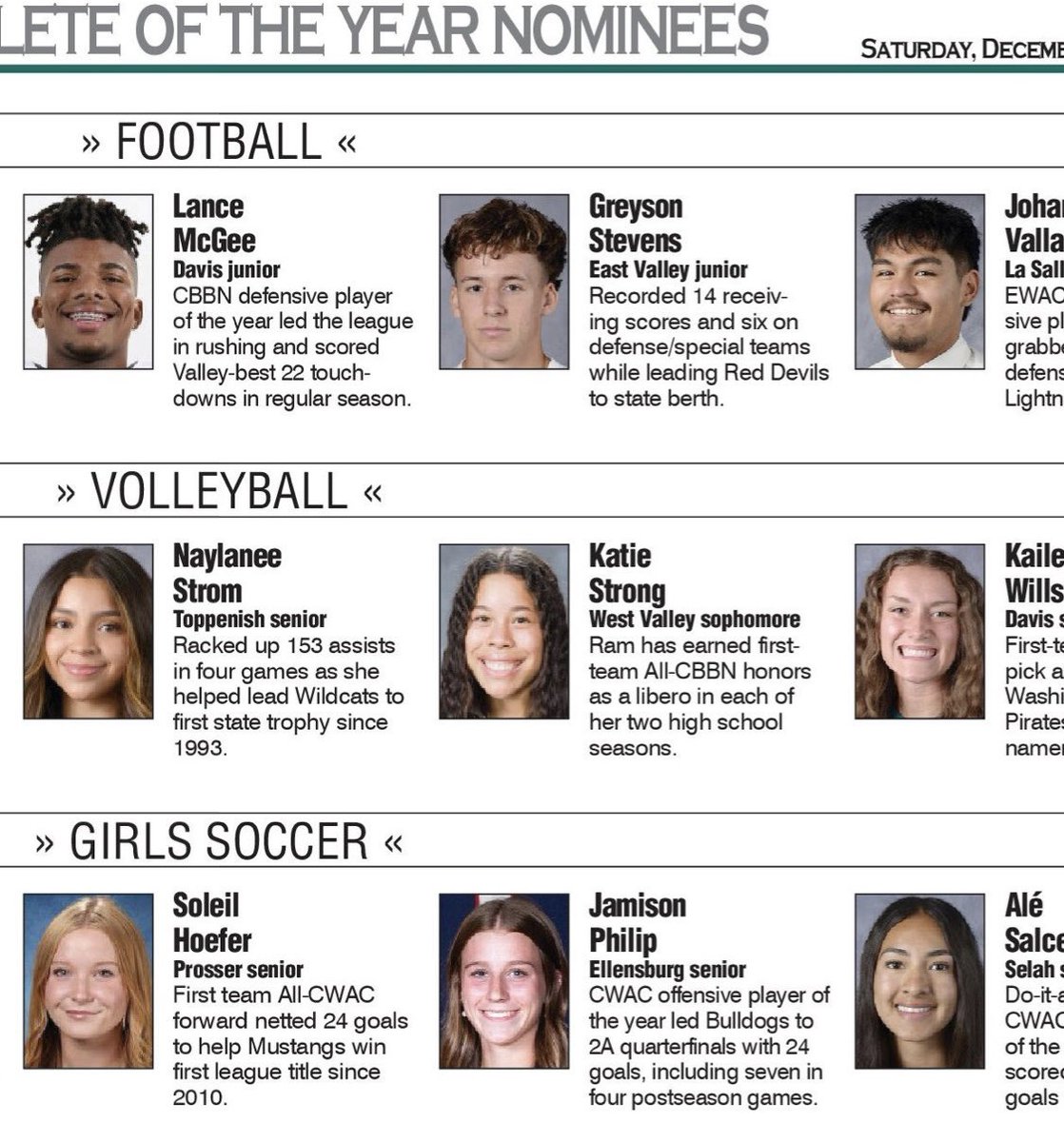 Greyson Stevens (@greysonstevens6) on Twitter photo End of season team awards
Co Offensive MVP
Co Team MVP
Nominated for Athlete of the Year by <a href="/YHRSports/">Yakima Herald-Republic sports</a>
<a href="/Murdock_02/">Frank Murdock</a> <a href="/Ryan_Clary_/">Ryan Clary</a> <a href="/WipeMeDownBoyz/">Wipe Me Down Boyz</a> End of season team awards
Co Offensive MVP
Co Team MVP
Nominated for Athlete of the Year by <a href="/YHRSports/">Yakima Herald-Republic sports</a>
<a href="/Murdock_02/">Frank Murdock</a> <a href="/Ryan_Clary_/">Ryan Clary</a> <a href="/WipeMeDownBoyz/">Wipe Me Down Boyz</a>