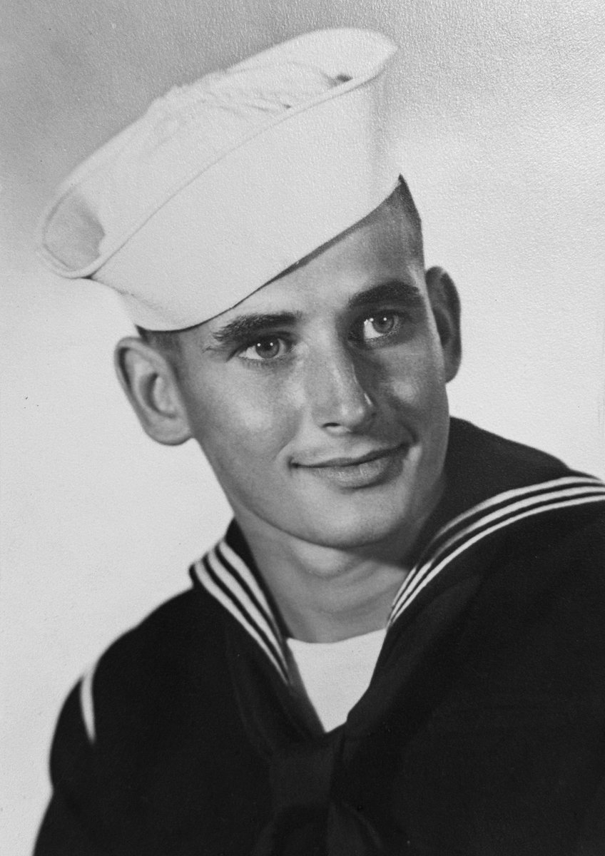 I’m Sooner Born &amp; Navy bred!

𝐁𝐨𝐭𝐡 of my grandfathers were in the Navy in WWII. 

Grandfather Potter on USS Pickens, and Grandfather Eighmy* on USS Iowa. 

#BowlForTheBrave 
#LMAFB
#Oklahoma 
#Navy

*pictured with Dixie Cup hat