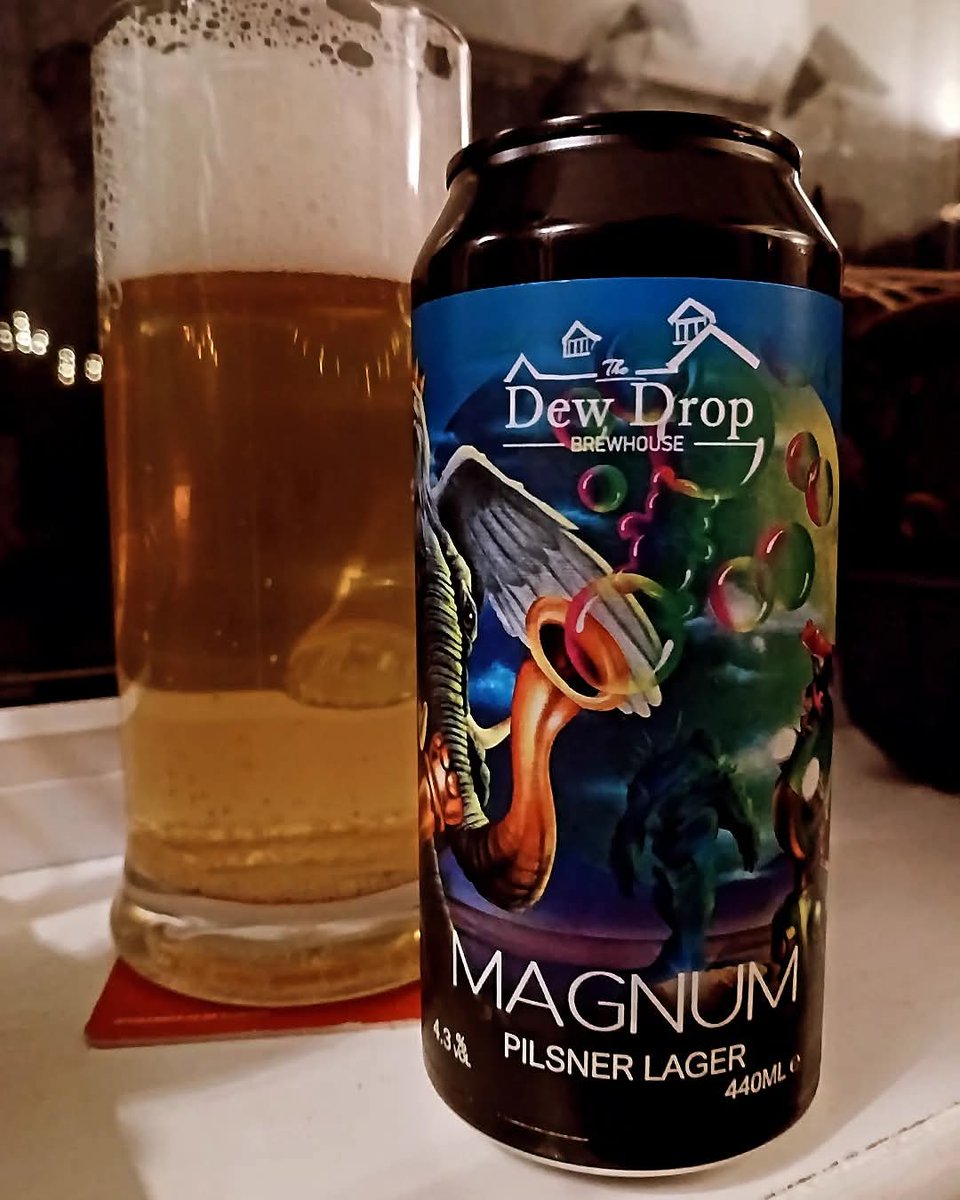 Beerornot2beer (@beerornot2beer_) on Twitter photo Yep, it's a pilsner and a good one at that. Right amount of maltiness, little citrus...๐ Magnum <a href="/BrewingDew/">Dew Drop Brewhouse</a> ๐ป๐ป๐ป Yep, it's a pilsner and a good one at that. Right amount of maltiness, little citrus...๐ Magnum <a href="/BrewingDew/">Dew Drop Brewhouse</a> ๐ป๐ป๐ป