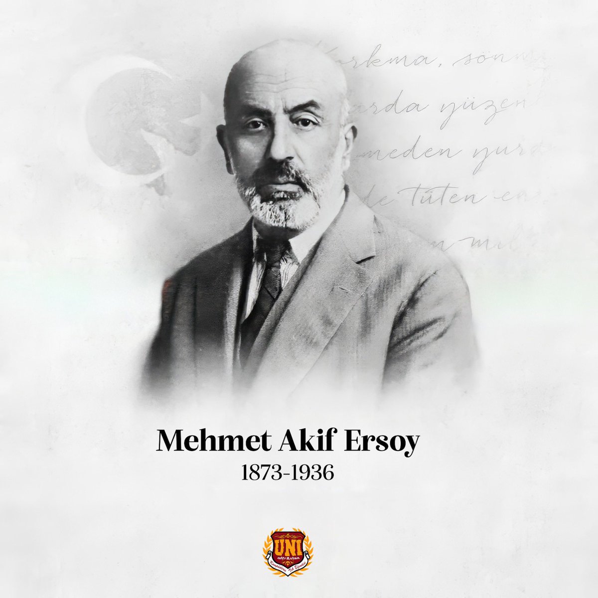 İstiklal Marşı’mızın yazarı, Milli Şairimiz Mehmet Âkif Ersoy’u vefatının 88. yıl dönümünde saygı ve rahmetle anıyoruz. #ultrAslanUNI