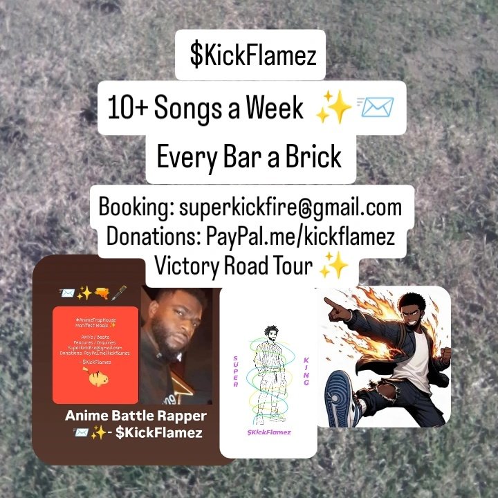 Full Time Rapper &amp; Competitive Gamer #redblueandyellow #animetraphouze #vionashirt #victoryroadtour #kickflamez