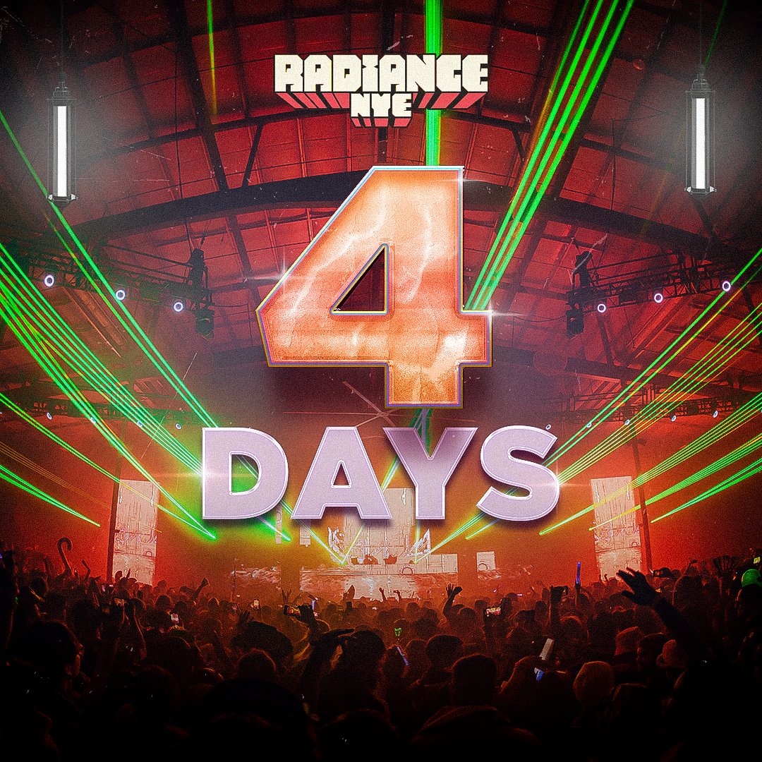 RADIANCE IS RIGHT AROUND THE CORNER 😈🎊 WE’LL BE AT THE RAIL IN 4 DAYS 🔥

🎟️: nyeradiance.com