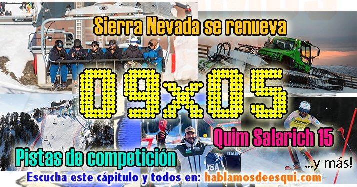 Nuevo capítulo muy completo de información. <a href="/websierranevada/">Sierra Nevada</a> nos cuenta su renovación. Hablamos de los resultados de los españoles en competición <a href="/rfedinv/">RFEDI • Spainsnow</a>. Repaso noticias de <a href="/nevasport/">nevasport</a>. Y nueva sección con <a href="/judithlluent/">Judith Lluent</a>. Dale al play.