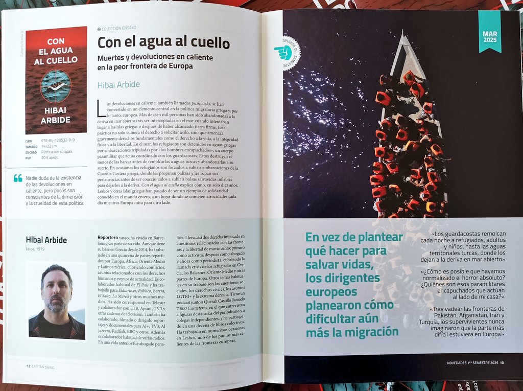 Grecia también es Europa, la lógica fronteriza asesina es la misma en todo el Mediterráneo. Pero lo de Grecia es espeluznante.

Preparaos para este libro de <a href="/Hibai_/">· Hibai Arbide Aza ·</a> que publicamos en marzo.