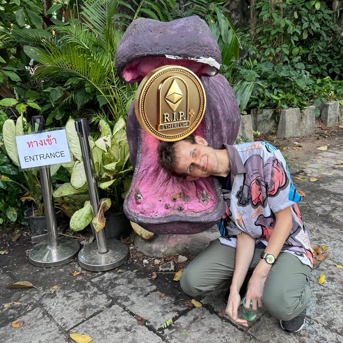 ripeth_cto's tweet photo. Vitalik adopted Moodeng.

@VitalikButerin is doing anything nowadays but making #ETH better.

Moodeng wants $RIPETH, not you @VitalikButerin 

(PS. We LOVE Moodeng ❤️ great adoption, great donation)

$RIPETH CA:
HHyqD6kLviJzTHxrNzgzjXLr2WLprbJBbzwziybKpump

#BTC #RIPETH #Solana #Crypto #cryptocurrency #memecoin #MemeFi