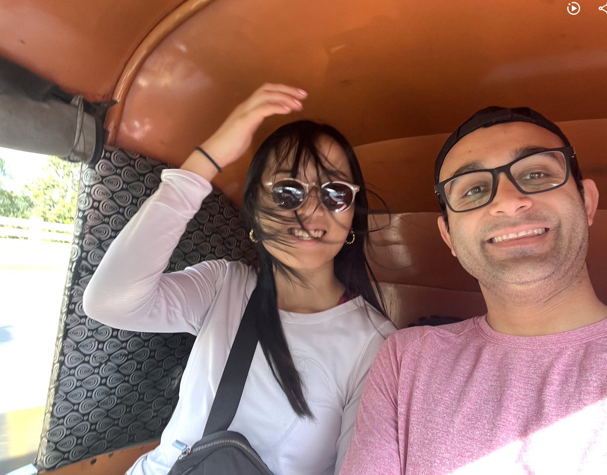 Back from India and beyond grateful for the time to unwind and really reflect on my heritage! So grateful to see family and loved ones again. And of course, the thrill of a rickshaw ride is like no other.  #vacation
