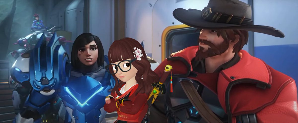 LizzieUlaje's tweet photo. Hello my dear little stars, I'm here to share these edits I made of my ship with Cassidy:3 

I probably miscalculated the height difference with Cass, but that's where it goes 💜✨

#Overwatch2 #originalcharacterart #colecassidy #digitaldrawing https://t.co/QyikSGeix4