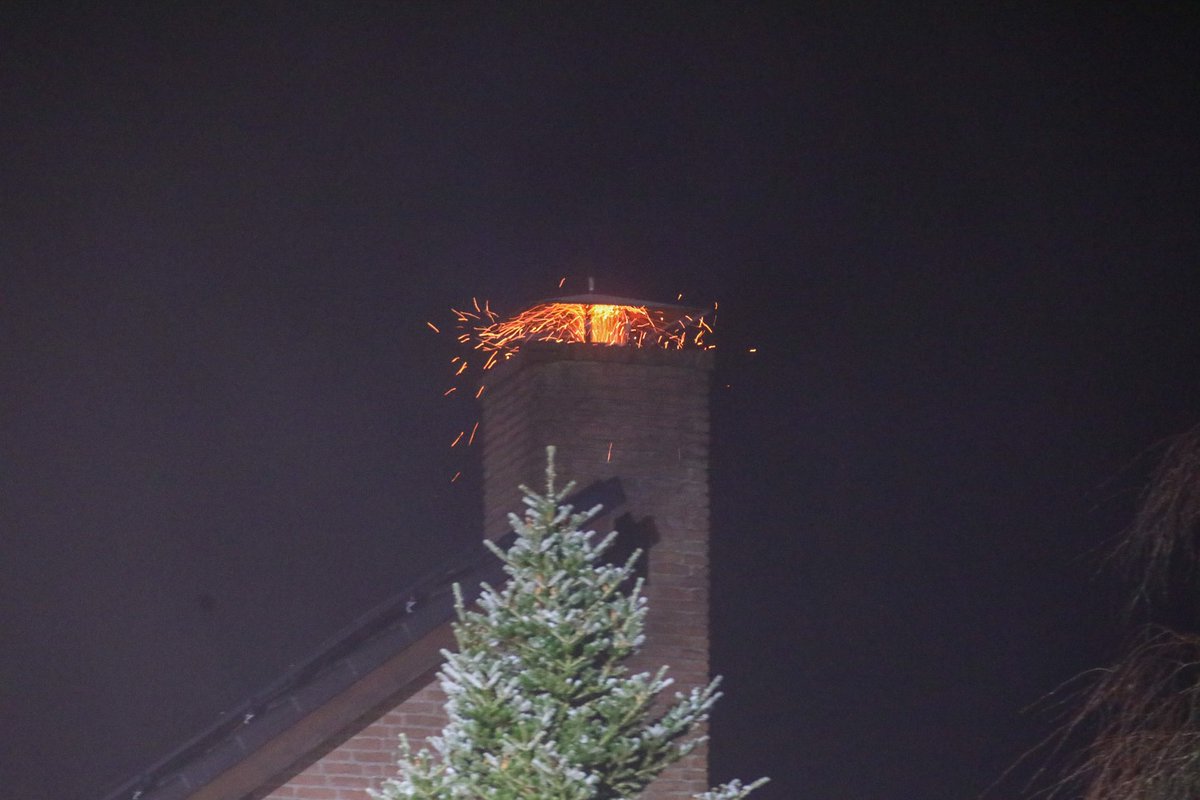 Schoorsteenbrand in Voorthuizen op tweede kerstavond
