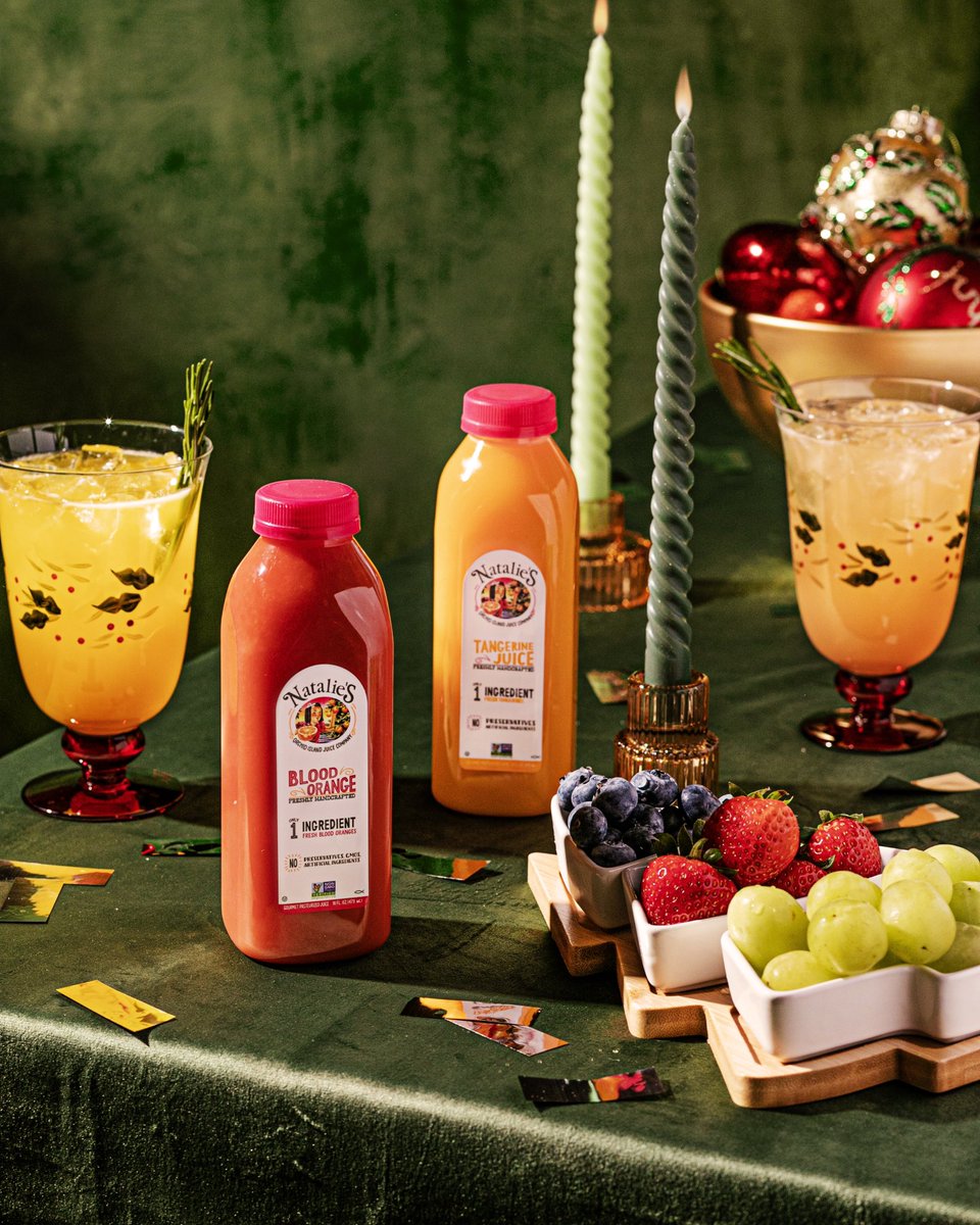 Tradition meets perfection for an unparalleled pairing. ✨ Blend Natalie’s with your holiday favorites &amp; create moments worth savoring with A Juice for Every Generation. 🍊 Find where to buy Natalie’s Juices in stores near you at orchidislandjuice.com/where-to-buy. 🛒 #DrinkNatalies
