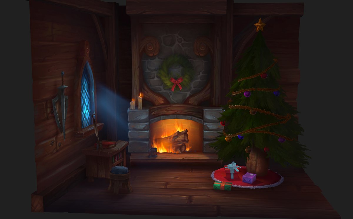 ItsAlexCreamer's tweet image. Handpainted 3D cozy cabin 🎄
Happy Holidays!
Full project on my artstation:
artstation.com/artwork/zxkNZq