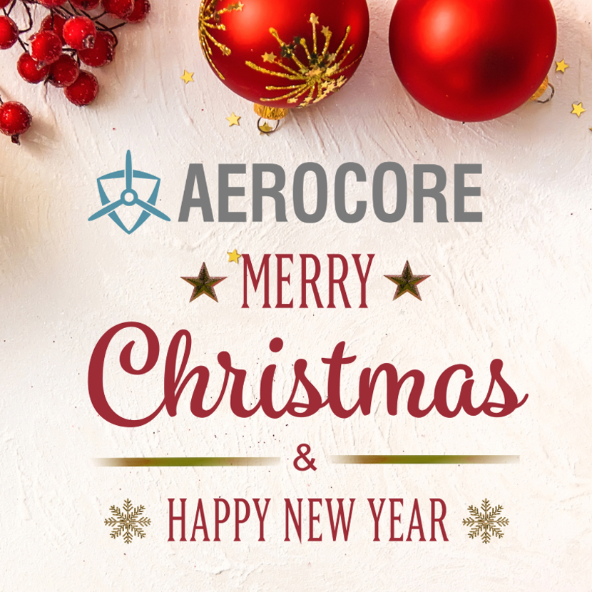 Aero_Core's tweet photo. Wishing you and your loved ones happy holidays.

We will be closed on Wednesday, 1st.

All messages will be returned on Thursday, 2nd.

#christmas #holidays #newyear #aerocore https://t.co/1jr9TNCe9n