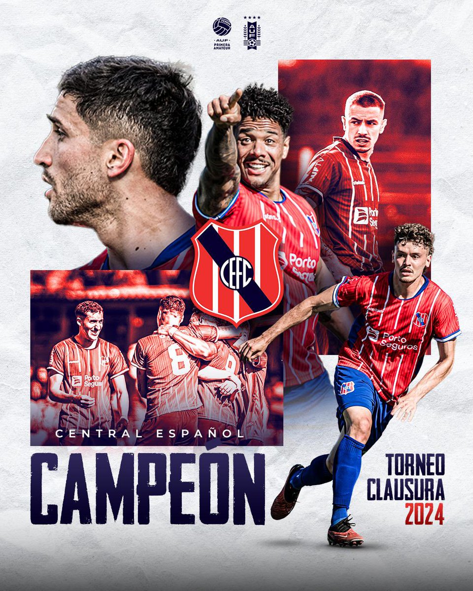 🏆 ¡𝗖𝗔𝗠𝗣𝗘𝗢𝗡𝗘𝗦!

Central Español obtuvo el Torneo Clausura 2024.

¡Felicitaciones, Palermitano! 🔴🔵

#PrimeraAmateur