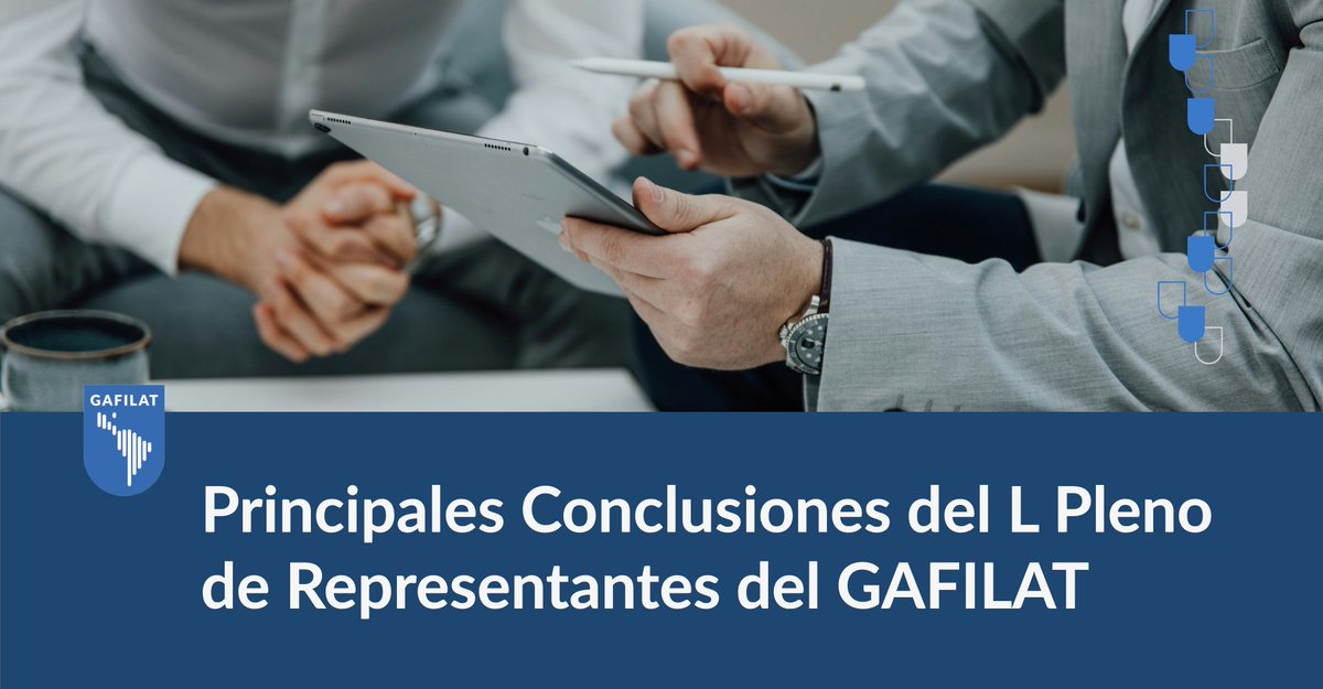 El día 13 de diciembre se llevó a cabo la L Reunión del Pleno de Representantes del GAFILAT en la ciudad de Asunción, Paraguay, donde se discutieron y aprobaron asuntos de relevancia para el GAFILAT.

Leer más: gafilat.org/index.php/es/n…