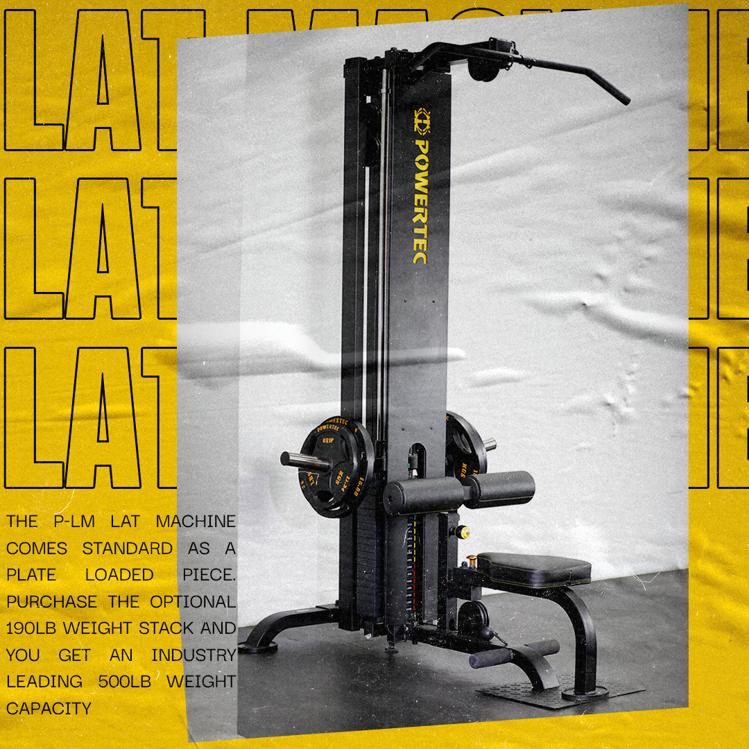 Powertec's tweet image. Upgrade your home gym with the Powertec Lat Machine! Featuring a high and low cable pulley system for versatile upper-body workouts, a max weight capacity of 500 lbs, and a swivel seat for seamless low-row access. Click the link in the bio to save 20% today!!