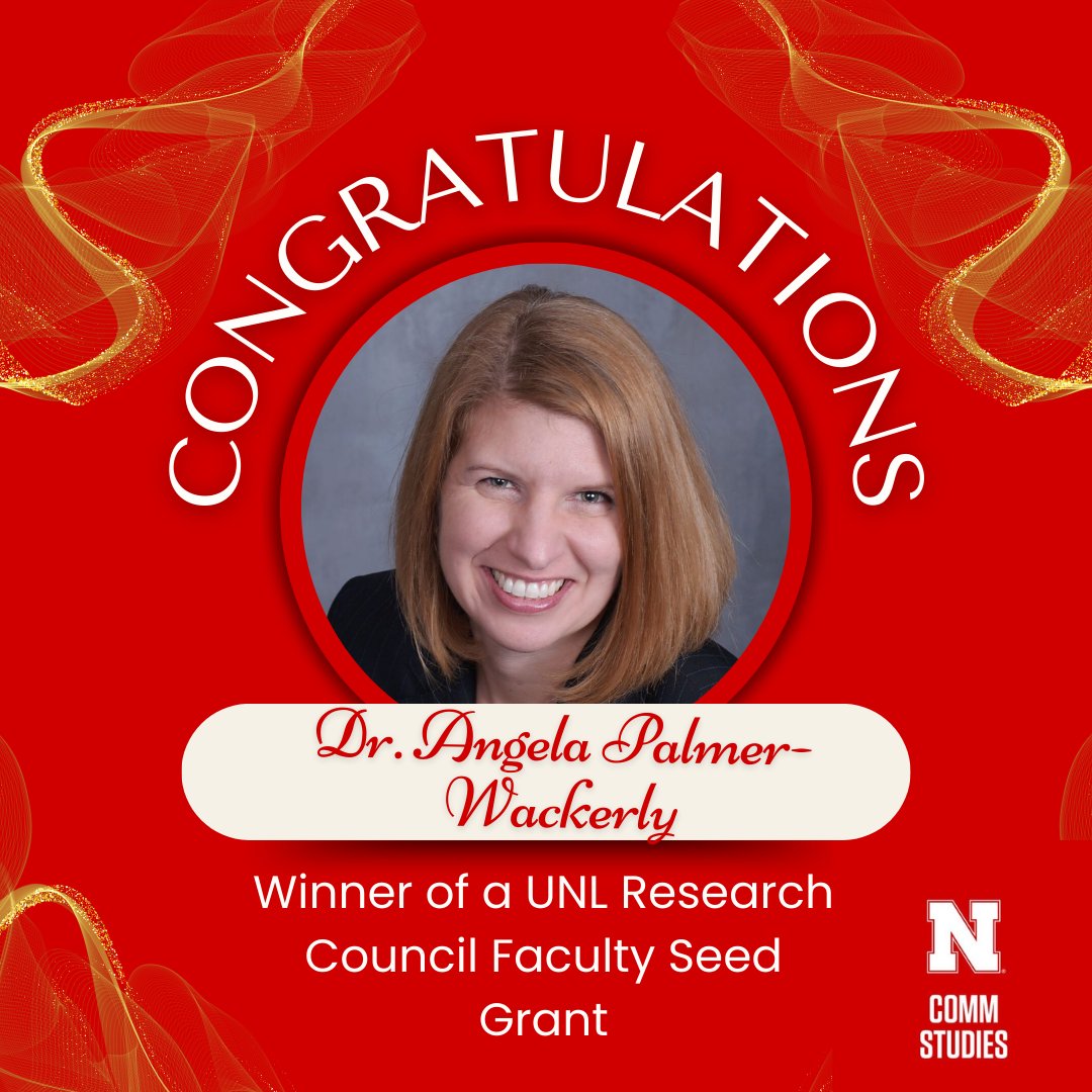 Dr. Angela Palmer-Wackerly has received a UNL Research Council Faculty Seed Grant to support her project entitled "Communication Needs for People during the Menopause Transition to Improve Healthy Aging."
