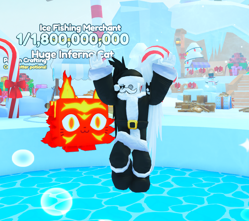 ~~~~~~~~~~~~~~~~GIVE AWAY~~~~~~~~~~~~~~~~
Thursday Give Aways are back!  Starting out with a Pet's Go give away! 1 winner will win this Huge Inferno Cat! 
To join follow the steps below-
1. Follow <a href="/KarmaKlubPSX/">D. Karma</a>  &amp; <a href="/MetaStreamz/">MetaStreamz</a> 
2. Like and share this post
3. Comment your Roblox