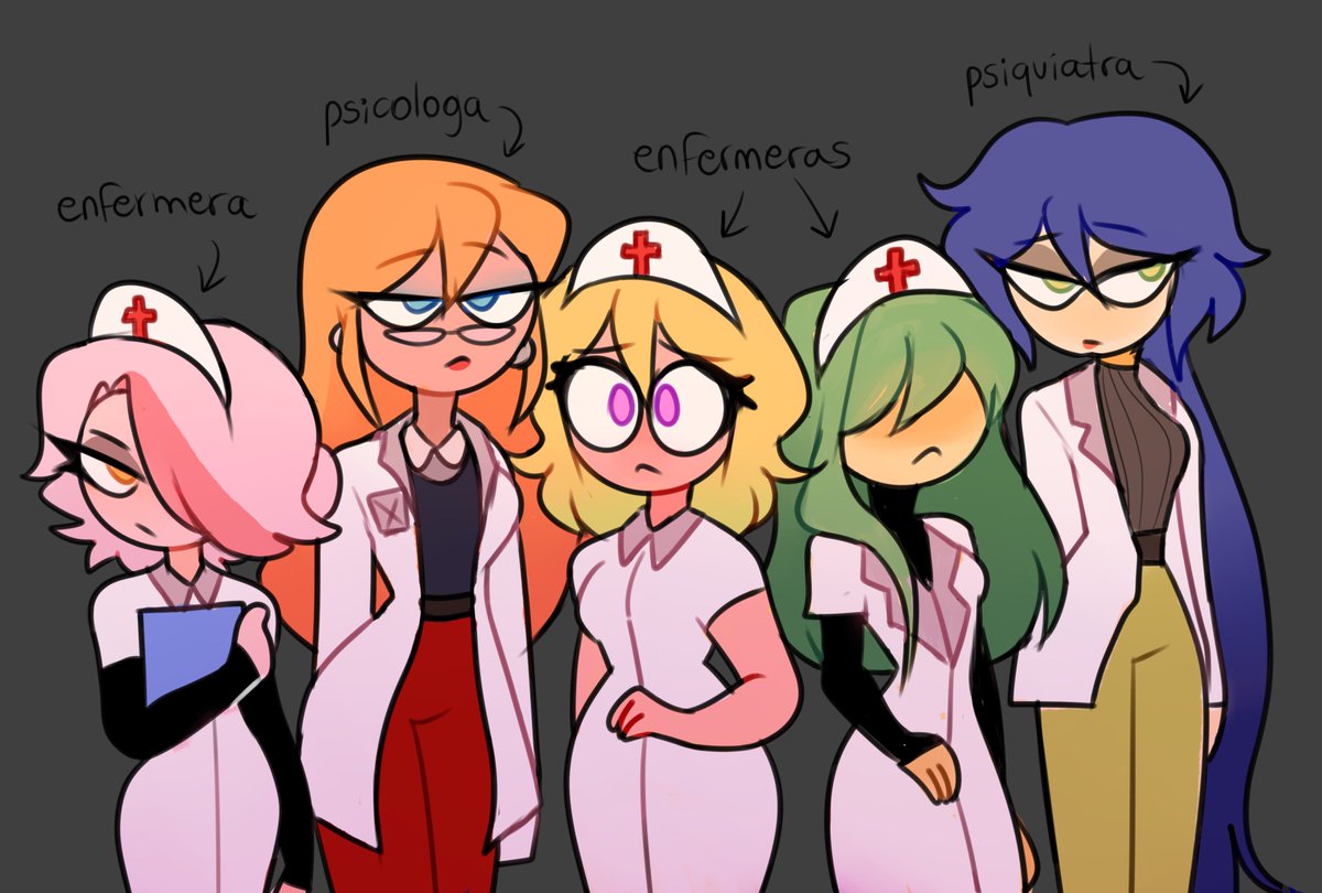 La verdad yo quiero un Sick Au de #FNAFHS  ambientado en los 60's o 70's con estos conceptos pero no se si llegue a mas que solo esto, igual amo el concepto... ✌️