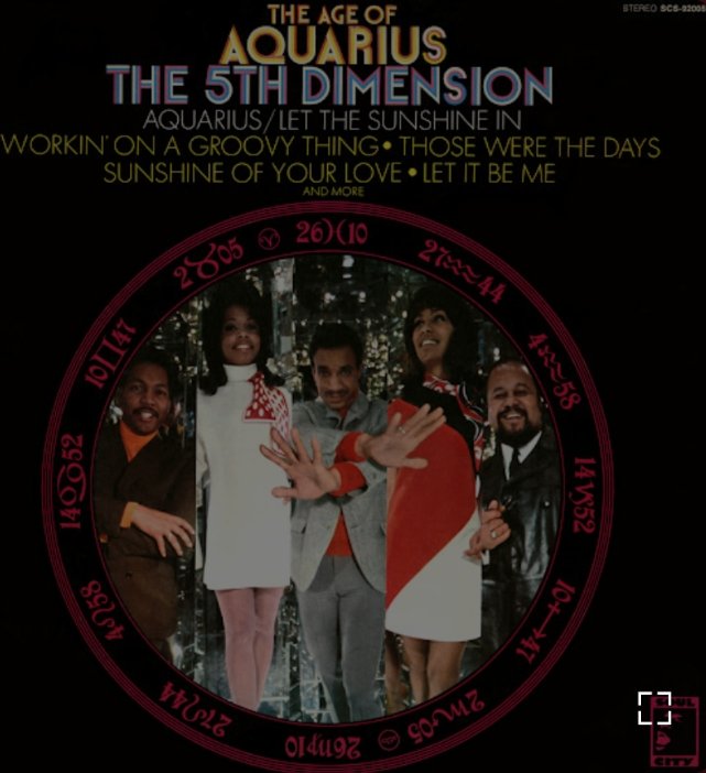 kzgr666's tweet photo. 《今日の一曲》#1469
The 5th Dimention/Aquarius / Let The Sunshine In (The Flesh Failures ) (From the Musical "Hair”)
1969年作品
おはです!長いタイトルですが耳心地の良い聴き慣れたメドレーざんすね。今日もよろしく!
https://t.co/mQ9ElZgEpB
#音楽を楽しもう
#今日の一曲
#5thDimention https://t.co/Yf8eMaeCQK