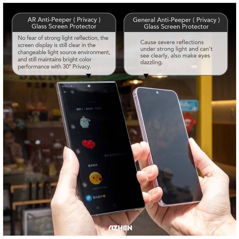 yizhen1349's tweet image. This privacy screen protector can be customized with 20/25/28/360 privacy angles 
#privacyscreenprotector #privacyscreen #privacyscreensamsung #privacyscreeniphone #PrivacyScreenProtectorFactory