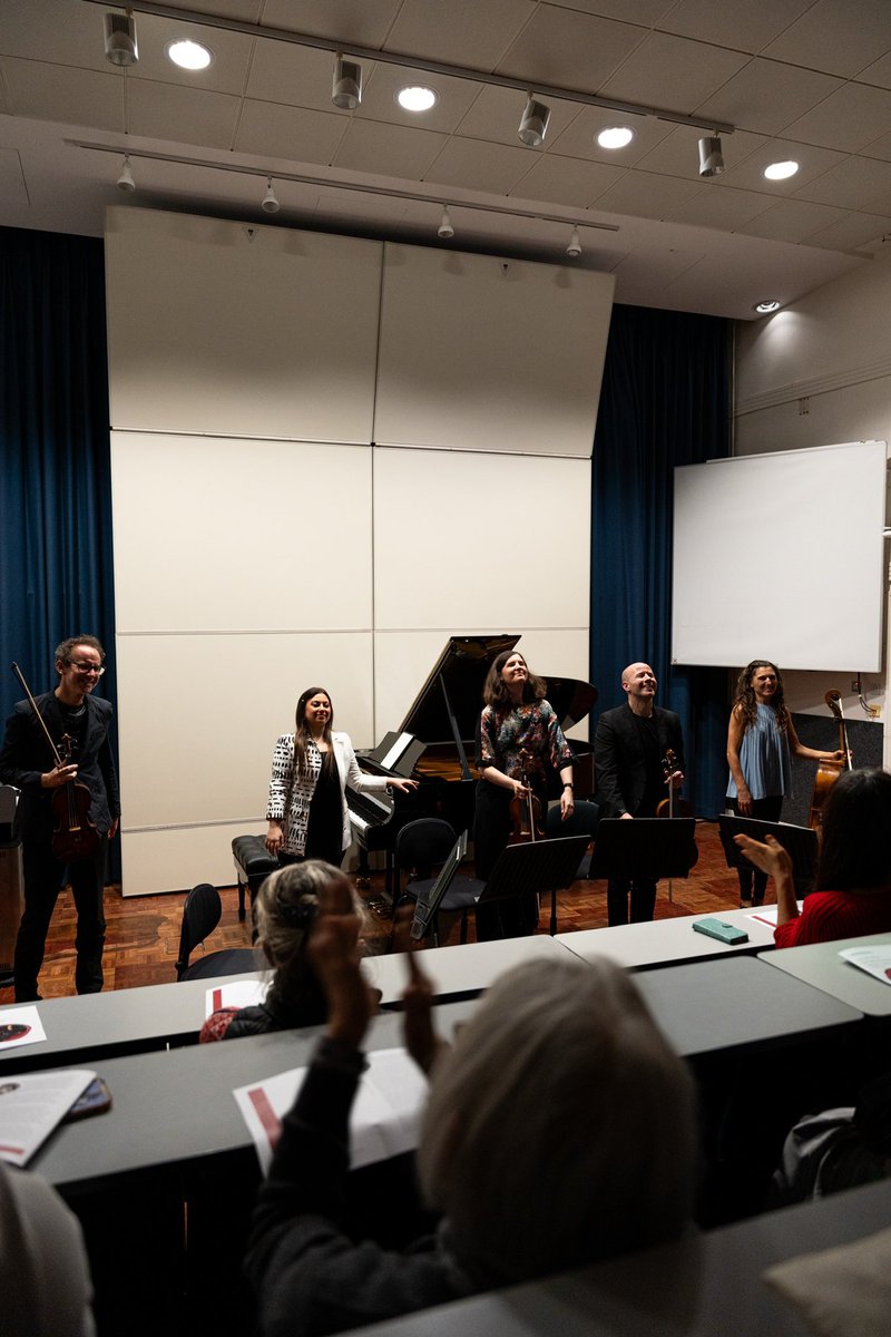 Lara Melda (@laramelda) on Twitter photo A little late posting this, but it was such a pleasure to be back at <a href="/imperialcollege/">Imperial College London</a> earlier this month with the fabulous <a href="/CarducciQuartet/">Carducci Quartet</a>, always a wonderful audience - thank you <a href="/oliver_gooch/">Oliver Gooch</a> for having us! 🎶🎹🎻
📸 @racingfranco_ A little late posting this, but it was such a pleasure to be back at <a href="/imperialcollege/">Imperial College London</a> earlier this month with the fabulous <a href="/CarducciQuartet/">Carducci Quartet</a>, always a wonderful audience - thank you <a href="/oliver_gooch/">Oliver Gooch</a> for having us! 🎶🎹🎻
📸 @racingfranco_