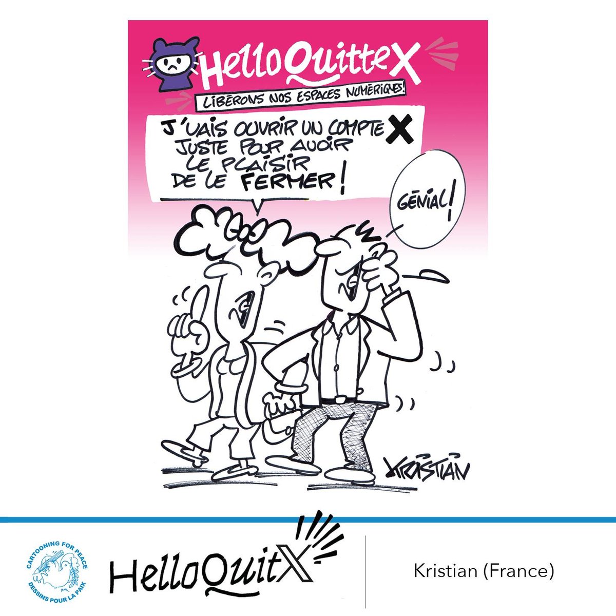 La plateforme HelloQuitteX vous permet désormais de lier trois comptes : #X, #BlueSky et #Mastodon et de charger des fichiers de plusieurs millions de followers pour une reconnexion automatique le #20Janvier
Rejoignez-nous et retrouvez vos followers : app.HelloQuitX.com