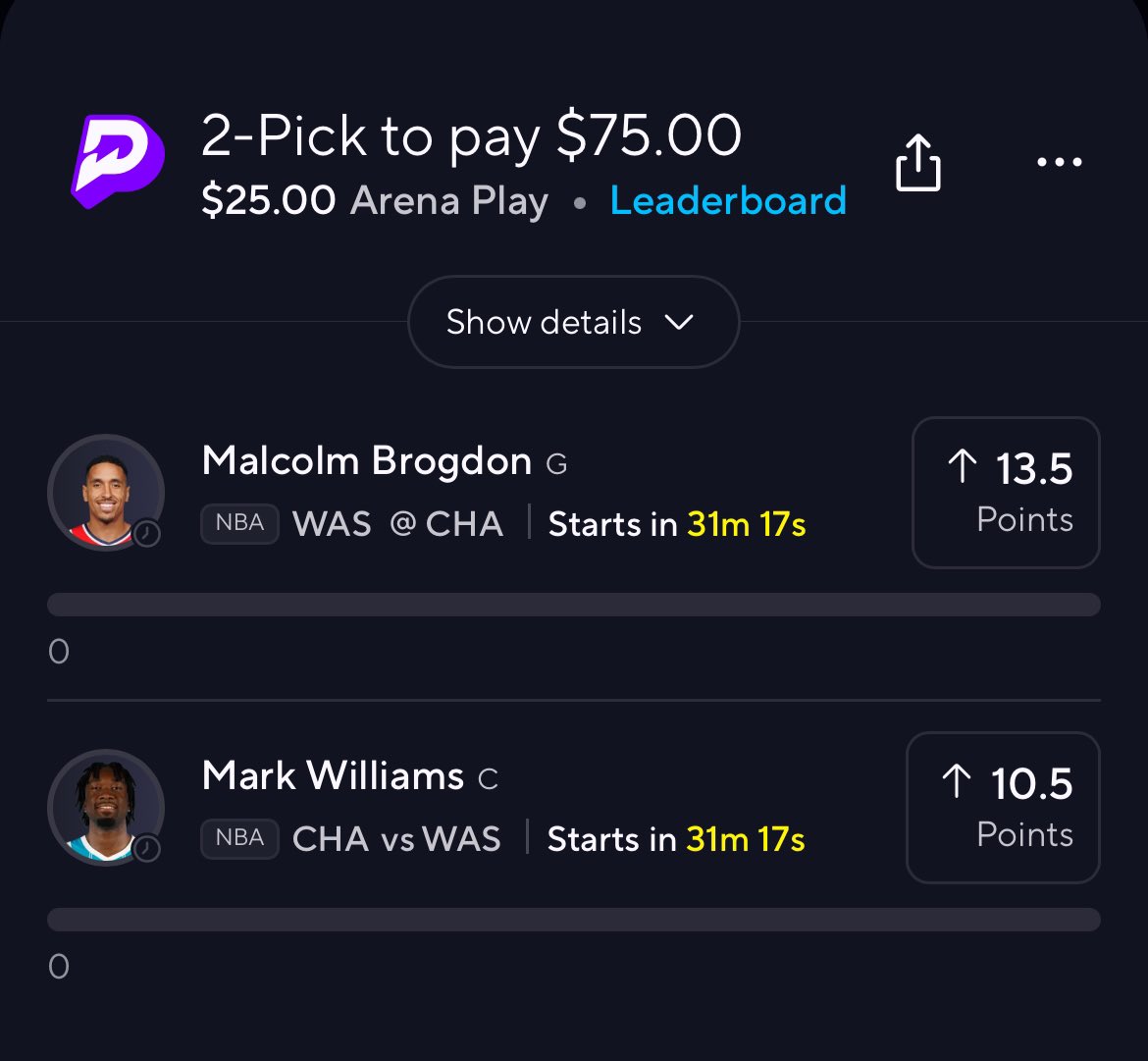 Ladder Day 1 🪜

Like if tailing 🎢

#Prizepicks #NBA #NFL #CFB #MLB #NHL #WNBA #Hardrock #Sleeper #Underdog #GamblingX #bettingtips #draftkings #Sportsbook #predictions #bettingsports #fanduel #bettingadvice #sportsbetting