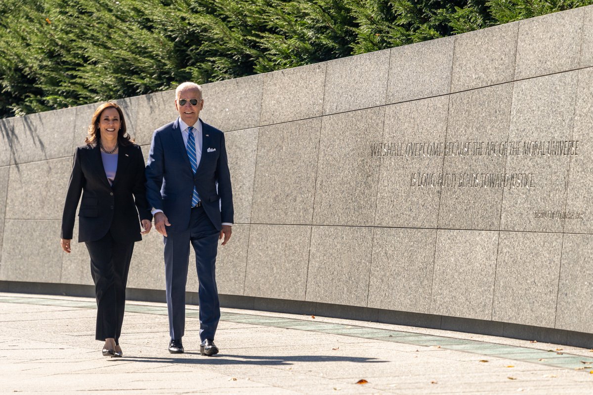 WhiteHouse46's tweet photo. Day in and day out over the last four years, President Biden and Vice President Harris have been working to tackle the challenges we face, deliver results for families, and build a brighter future for every American. https://t.co/SBF49T5Dfj
