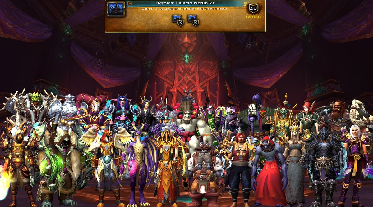 cunnartt's tweet photo. Muchas gracias @Hols_AlterTime @AlterTimeSK por dejarme participar de esta experiencia única, creando una raid de iniciación y formando una familia tan bonita❗️

#SomosBB #BBforever #wow #PalacioNerubar https://t.co/WMAECaXrl7