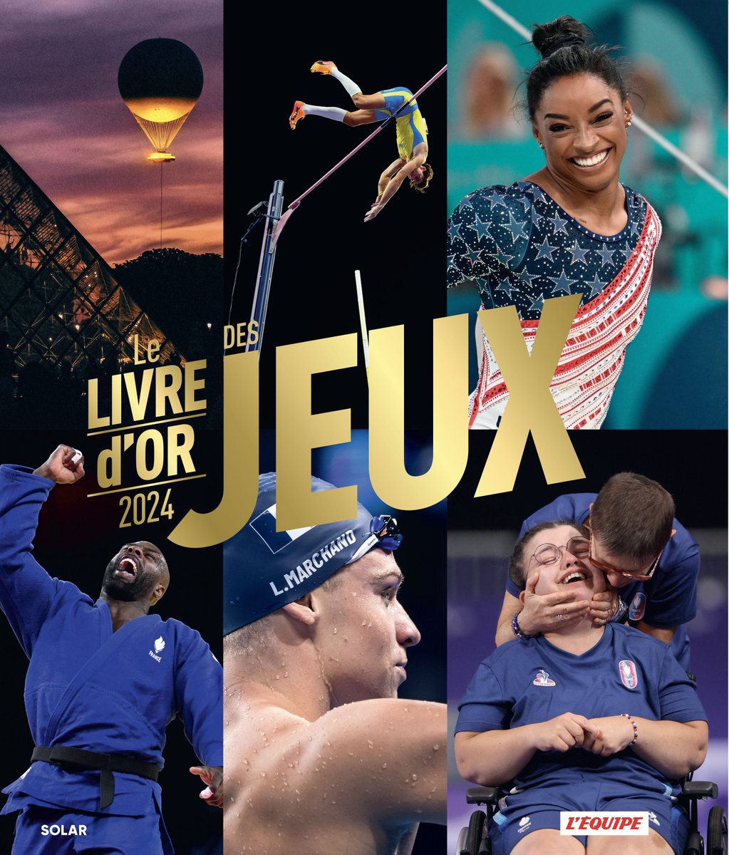 #Jeu #Concours #Sport  
Pour bien finir l'année, tentez de remporter le 'Livre d'or des Jeux 2024" sorti chez <a href="/SOLAReditions/">Solar</a> 

Pour jouer,  🔄retweetez et ▶️suivez <a href="/MemoireSport/">MémoireSport</a> &amp; <a href="/SOLAReditions/">Solar</a>

🗳️Tirage au sort :  jeudi 02/01 
🍀Bonne chance à toutes et tous !