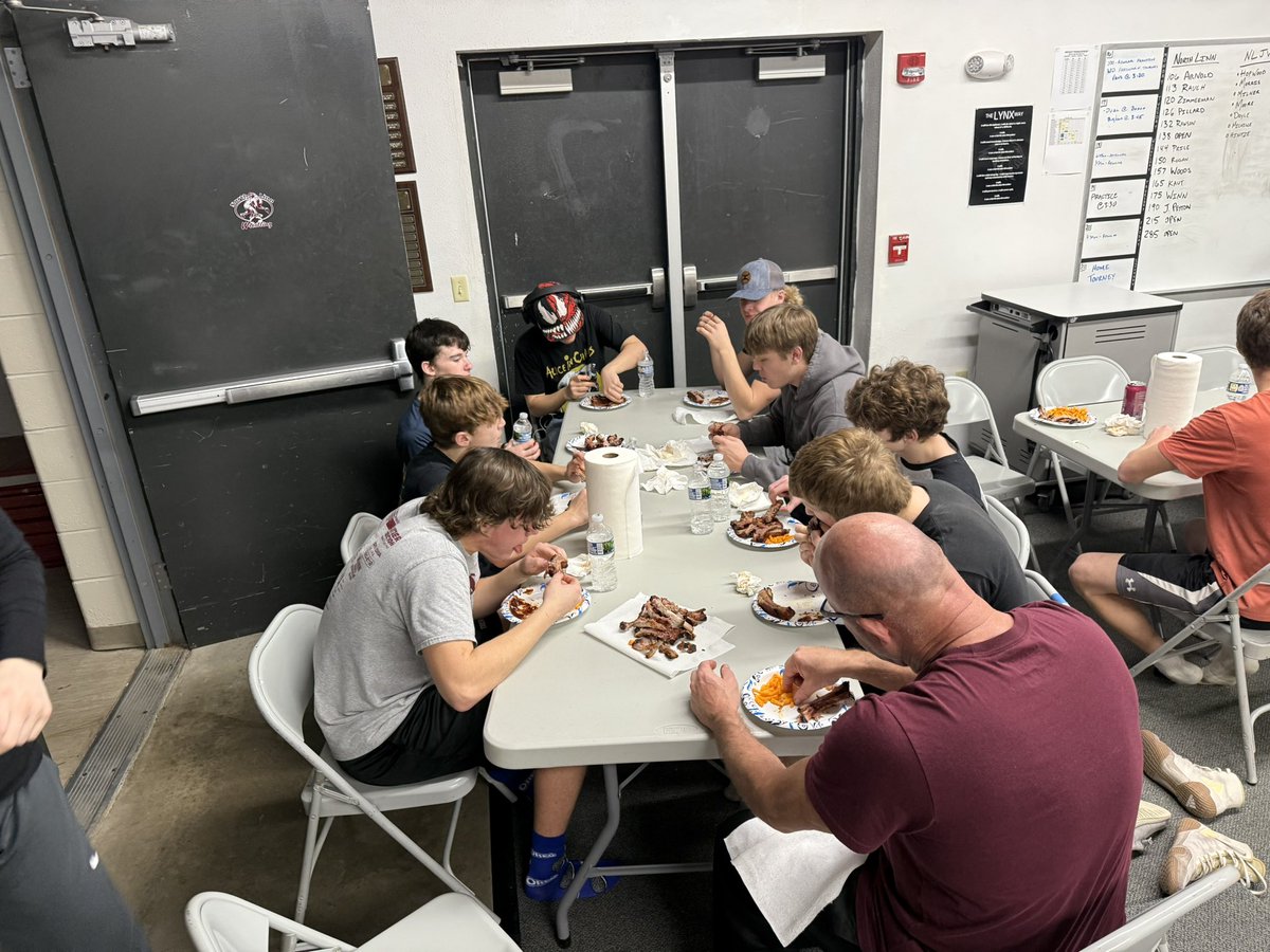 Today was our Pork Rib Barbecue / Spikeball Tourney / SSB Tourney 

SSB Tourney
🥇Reilly Peyton &amp; Mack Arnold
🥈Drake Milner &amp; Kyle Doyle
🥉Jacoby Peyton &amp; Coach Zumbach 

Spikeball Tourney
🥇Jacoby Peyton &amp; Coach Zumbach
🥈Tate Woods &amp; Trevor Kaut
🥉Walter Rogan &amp; Coach Bamrick