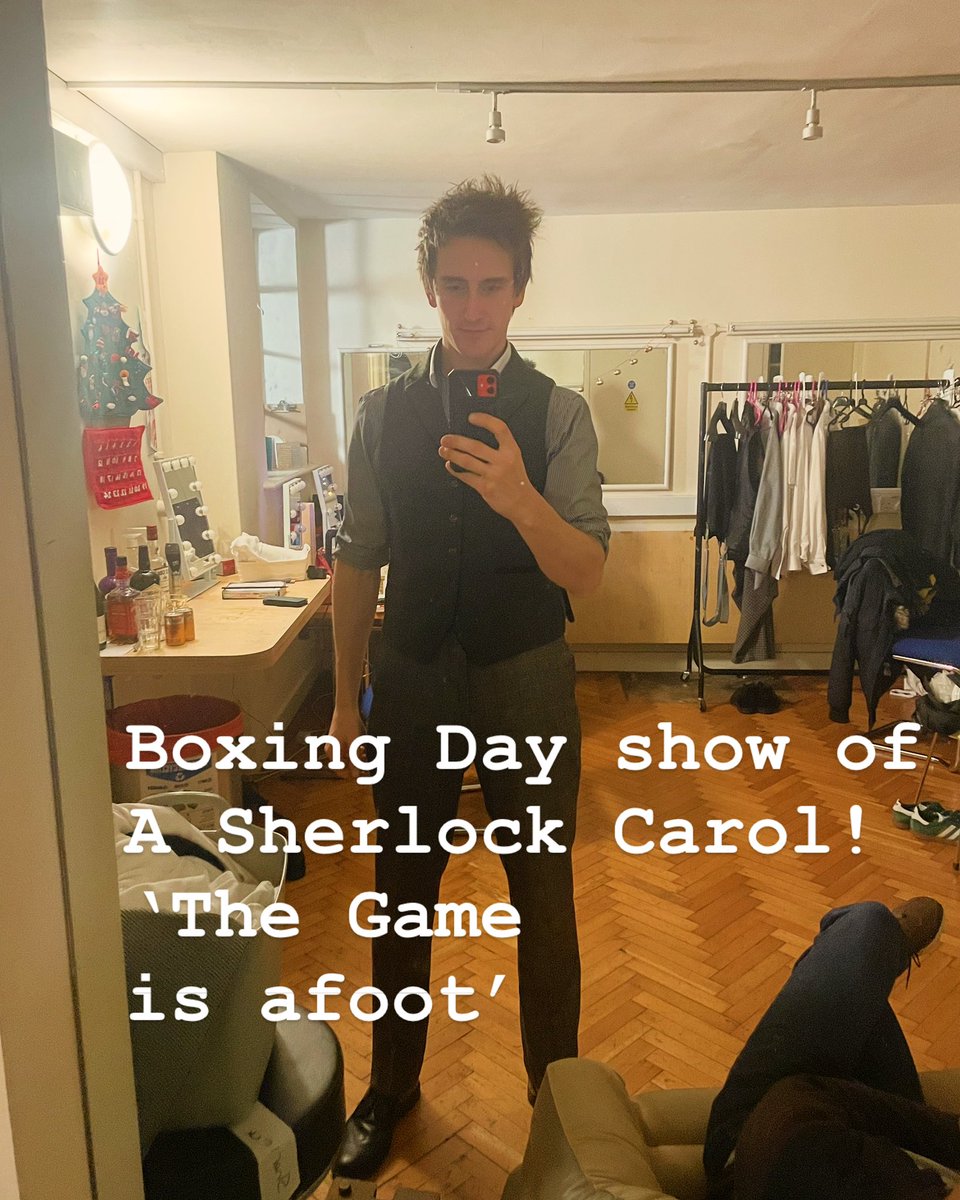 Second Boxing Day show of A Sherlock Carol… #asherlockcarol #Londontheatre #westend #westendtheatre #offwestendtheatre <a href="/BBAteam/">BBA Management</a>