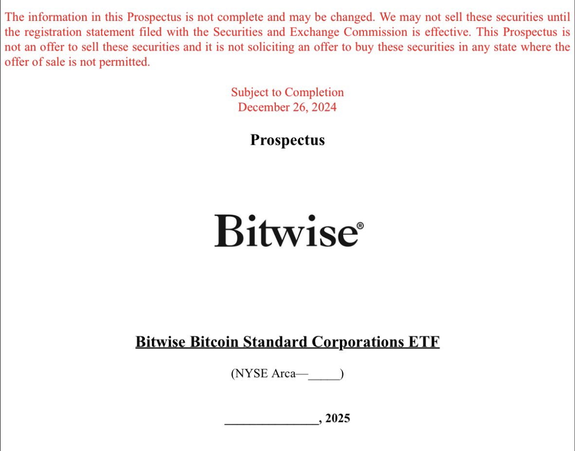 Prospecto de Bitwise