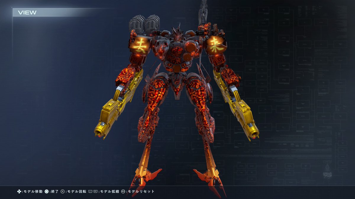 kasatoh's tweet photo. 新作、ナパーム迷彩! #AC6 https://t.co/Ej0xUSB2XV