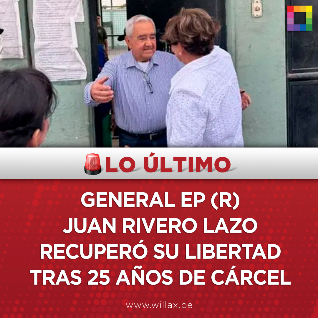 willaxtv's tweet photo. #LOÚLTIMO | El general en retiro abandonó el penal de Virgen de la Merced, en el distrito de Chorrillos.

Lee más aquí 👉 https://t.co/dTf48eIMwf https://t.co/txMabvrVm0