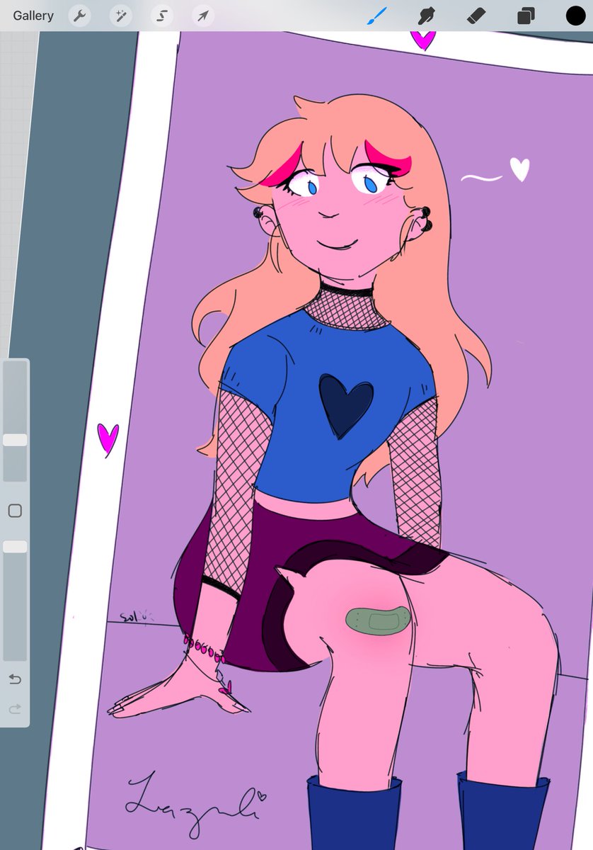 * / she’s always been the most fun to doodle