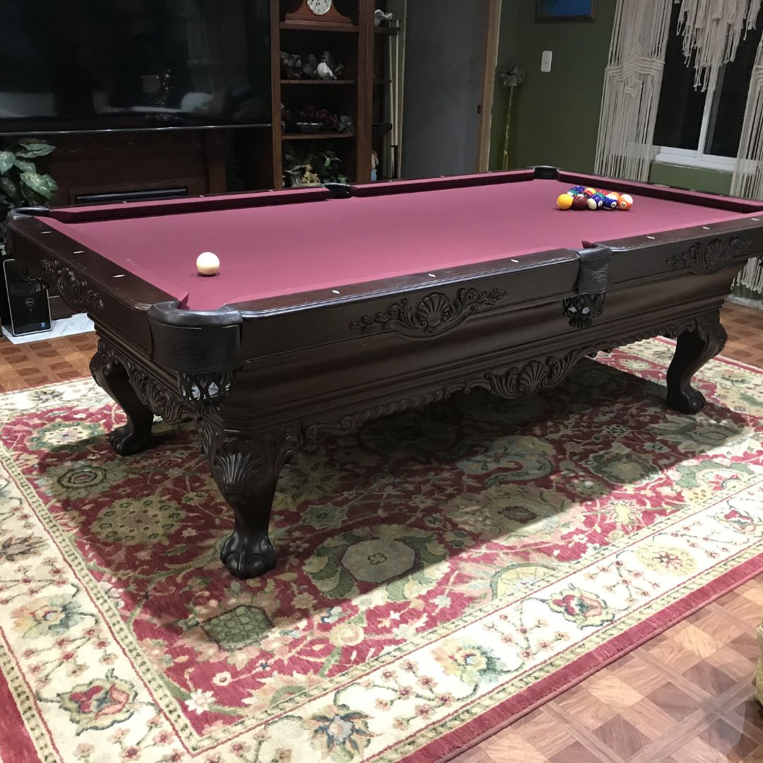 AmericanSale's tweet image. Transforming game night into something special! 🏠🎱 Check out this stunning Olhausen billiard table in our customer’s home—where quality craftsmanship meets style!
⁠
📸: Linda Z
.
.
.
#GameRoom #GameRoomGoals #BringTheFunHome #OlhausenBilliards