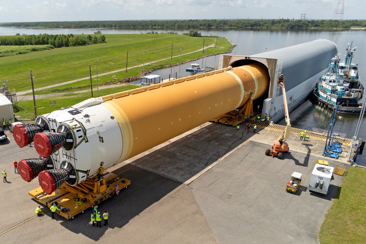 As we close out 2024, we are reflecting on the productive year we've had with a look back at a few of our top moments and milestones.

First up - one of the biggest events was the move of the SLS core stage for #Artemis II from NASA's Michoud Assembly Facility to the Space Coast.