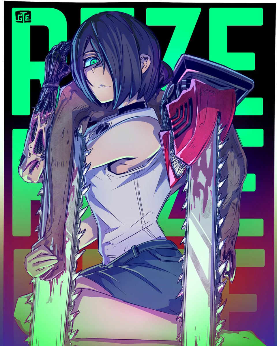 gehtuh's tweet image. REZE
#chainsawman #チェンソーマン