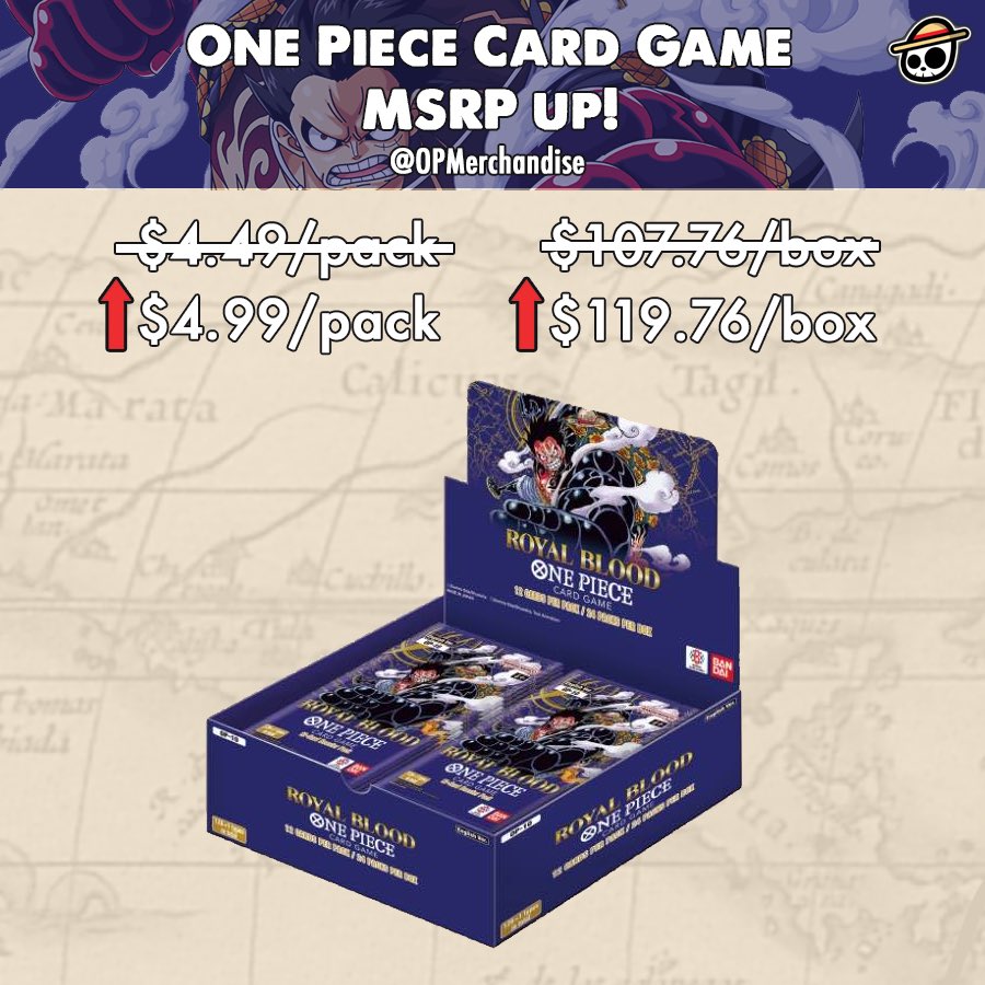 what is msrp for one piece booster box m2- Pokemon TCG - Booster Box - MEGA main image 0