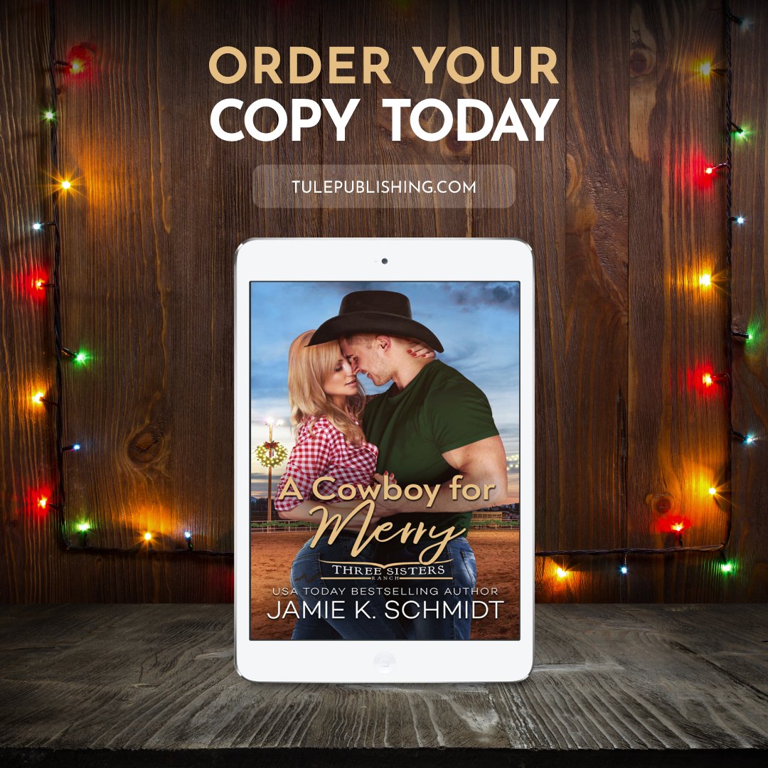 Tule Publishing (@tulepublishing) on Twitter photo Ten years turned her into a champion and him into a cowboy looking for a fresh start.
A COWBOY FOR MERRY by <a href="/Jamiekswriter/">Jamie K. Schmidt</a> is only $0.99 for a limited time: bit.ly/3VPD8G6
#readztule #romance #christmas #texasromance Ten years turned her into a champion and him into a cowboy looking for a fresh start.
A COWBOY FOR MERRY by <a href="/Jamiekswriter/">Jamie K. Schmidt</a> is only $0.99 for a limited time: bit.ly/3VPD8G6
#readztule #romance #christmas #texasromance