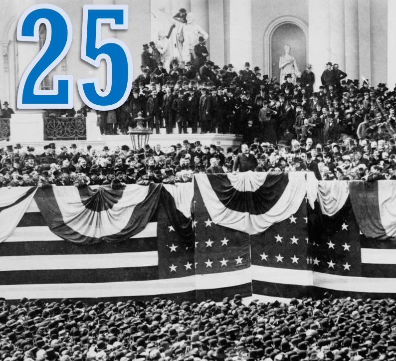 presidencies89's tweet photo. "Amid the din of party strife the people's choice was made, but its attendant circumstances have demonstrated anew the strength and safety of a government by the people." - Grover Cleveland, 4 Mar 1885 #InaugurationCountdown #history #POTUS https://t.co/vmHU1EUnxD https://t.co/JbbwxXdExt