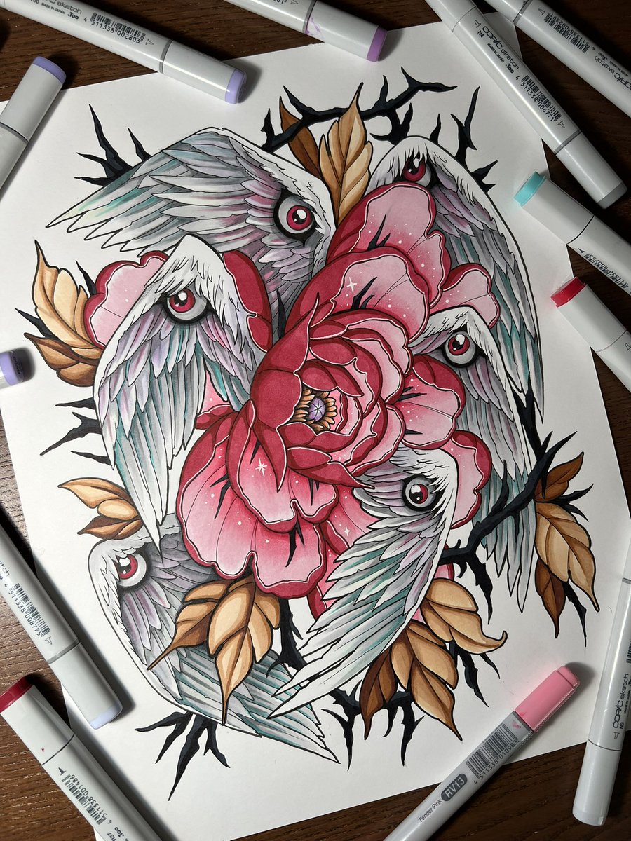 stopdotcom's tweet image. Floral Seraphim 🌿