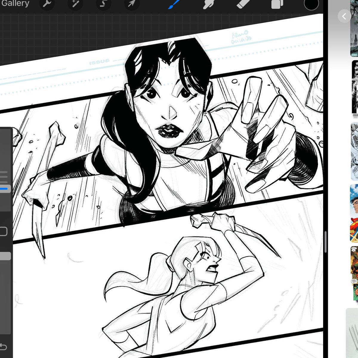 oliveira_bbruno's tweet image. #wip #inks #makecomics