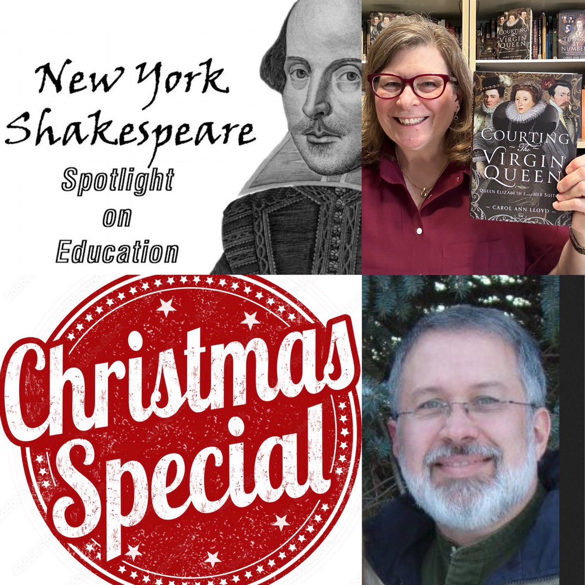 New York Shakespeare (@nyshakespeare) on Twitter photo Our #ChristmasSpecial is with #scholars Carol Ann Lloyd of <a href="/shakeuphistory/">CarolAnnLloyd</a> , the host of the #podcast Royals, Rebels and Romantics, along with independent #scholar Paul Adrian Fried of the #bible based #blog series, @hamletsbible !
.
On the @newyorkshakespeare @youtube channel! Our #ChristmasSpecial is with #scholars Carol Ann Lloyd of <a href="/shakeuphistory/">CarolAnnLloyd</a> , the host of the #podcast Royals, Rebels and Romantics, along with independent #scholar Paul Adrian Fried of the #bible based #blog series, @hamletsbible !
.
On the @newyorkshakespeare @youtube channel!